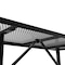 Flash Furniture Rectangle Picnic Table, Black, Metal, Mesh Top, Anchors Included, 72-1/4 in L SLF-EML72-H48L-BK-GG - alternate 9